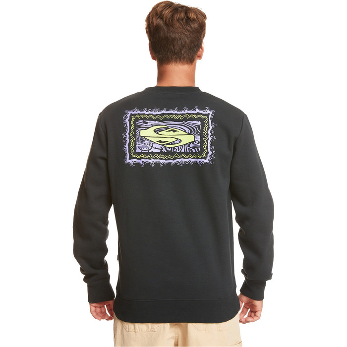 2023 Quiksilver Mens Surf The Earth Sweatshirt EQYFT04833 - Black